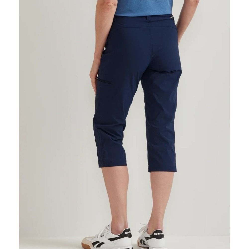 Eddie Bauer Women's Guide Pro High Rise Capri Size 6 Hiking Outdoors